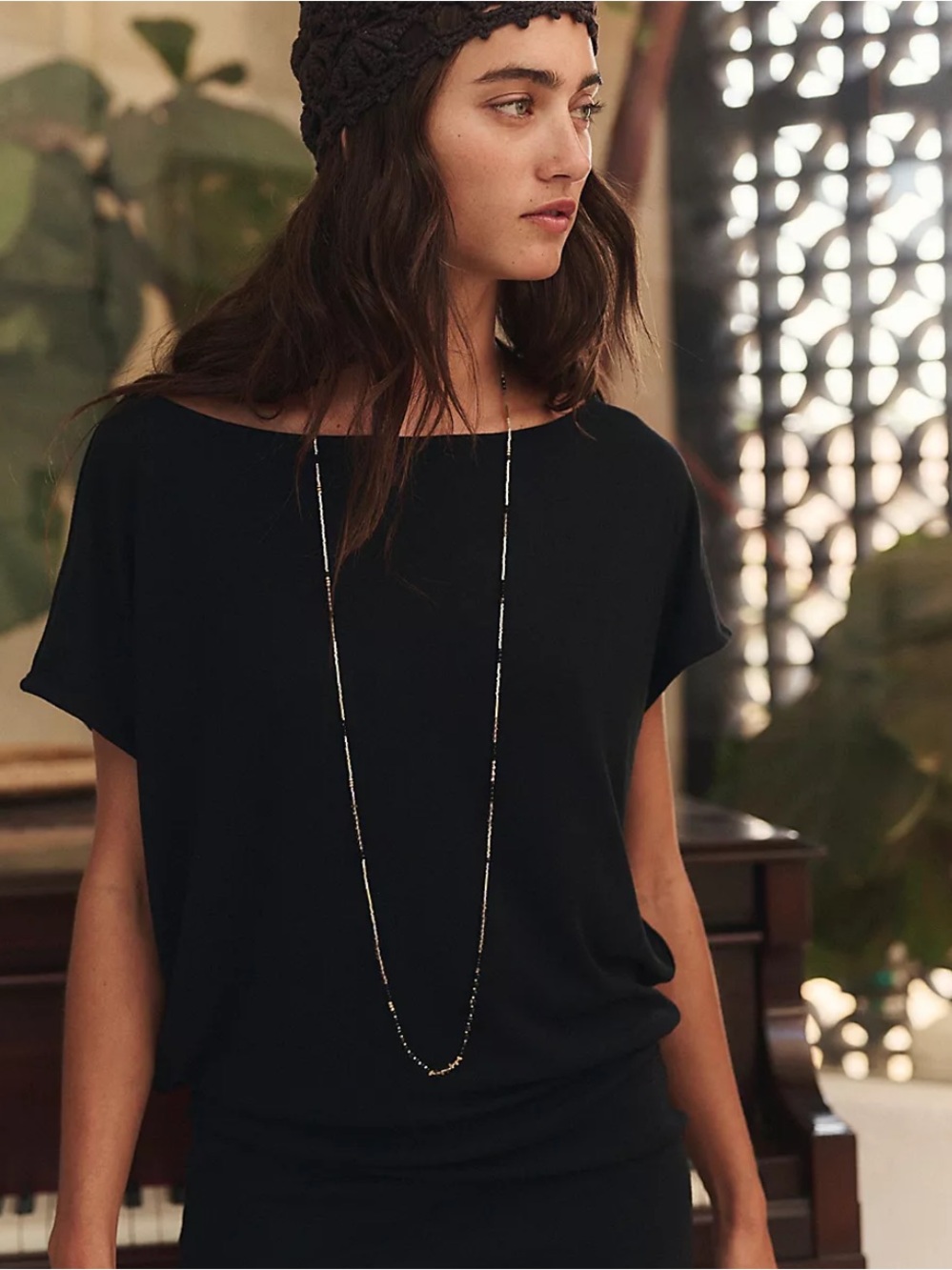 NWT retail $60 size M #FreePeople. “Good Feels Short-Sleeve Mini Dress”.